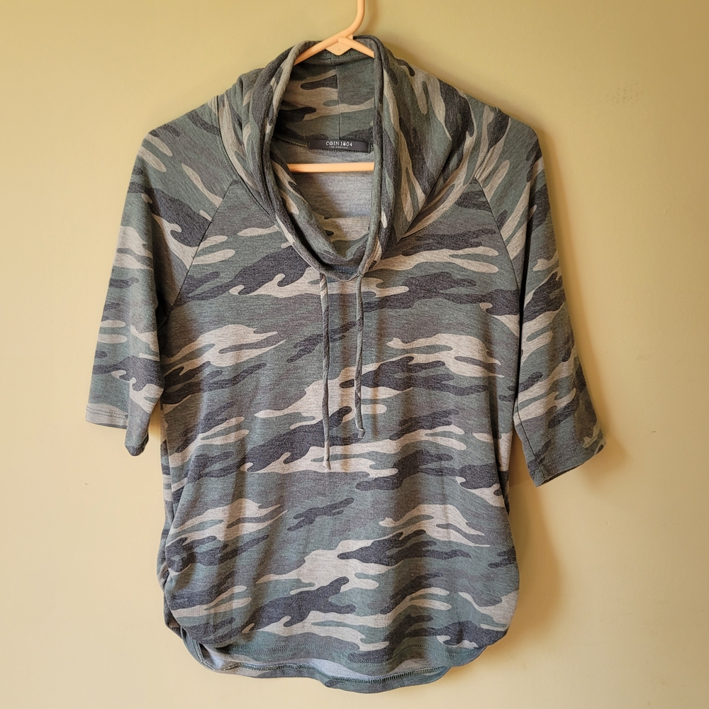 Camo Print Women's Top